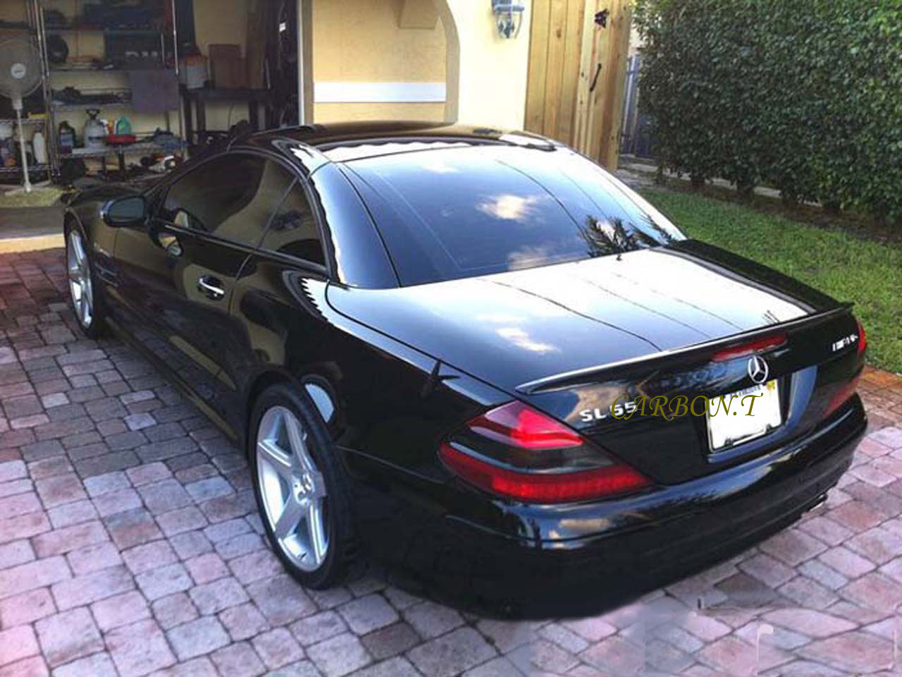 paint car 040 Painted 550 Trunk Wing R230 040 SL500 Black Spoiler